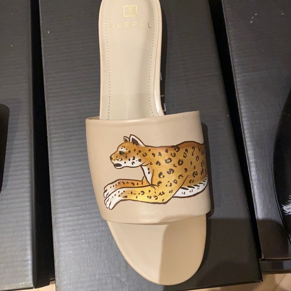 Shoes hand painted Alepel